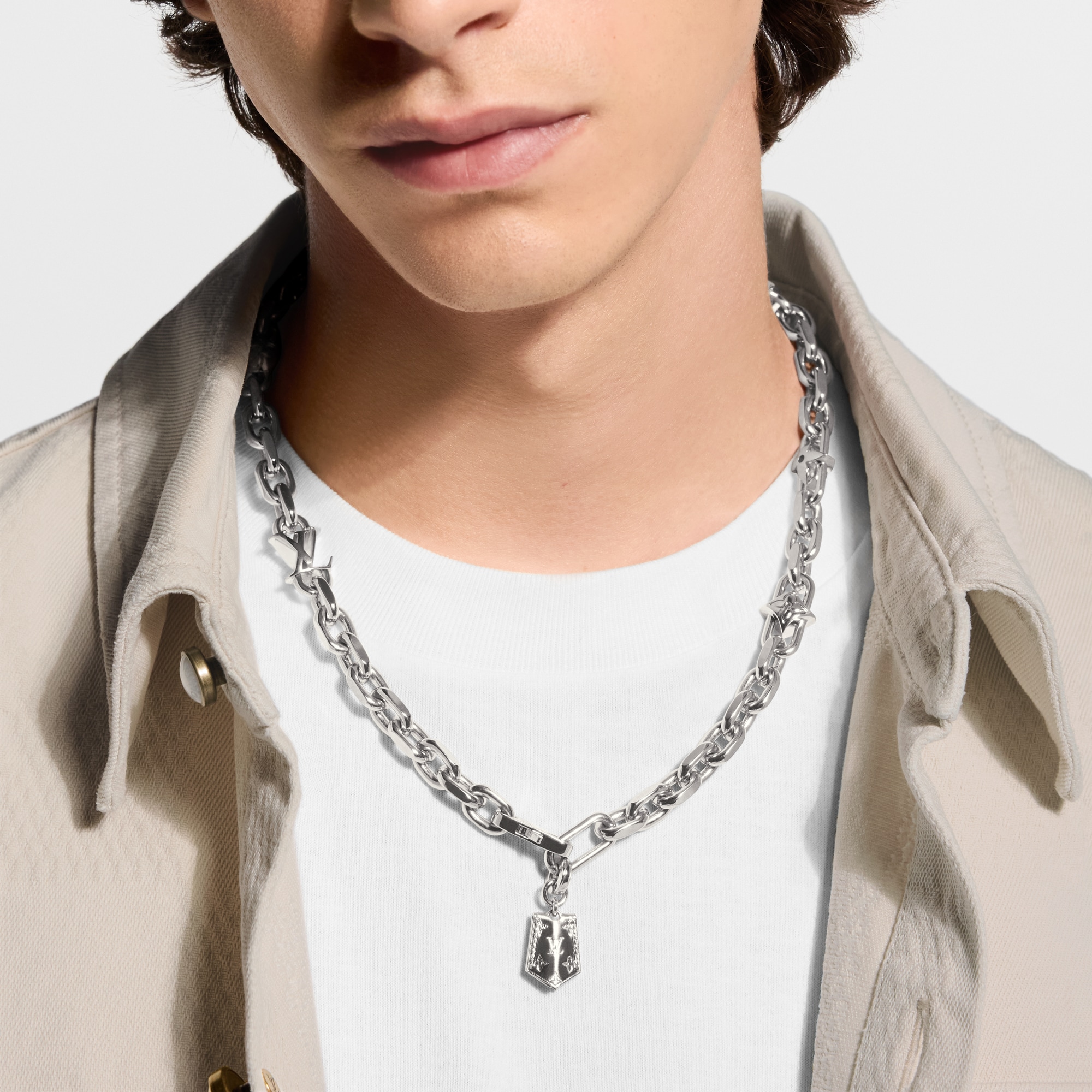 LV Monogram Lovers Chain Necklace S00 - Fashion Jewelry | LOUIS